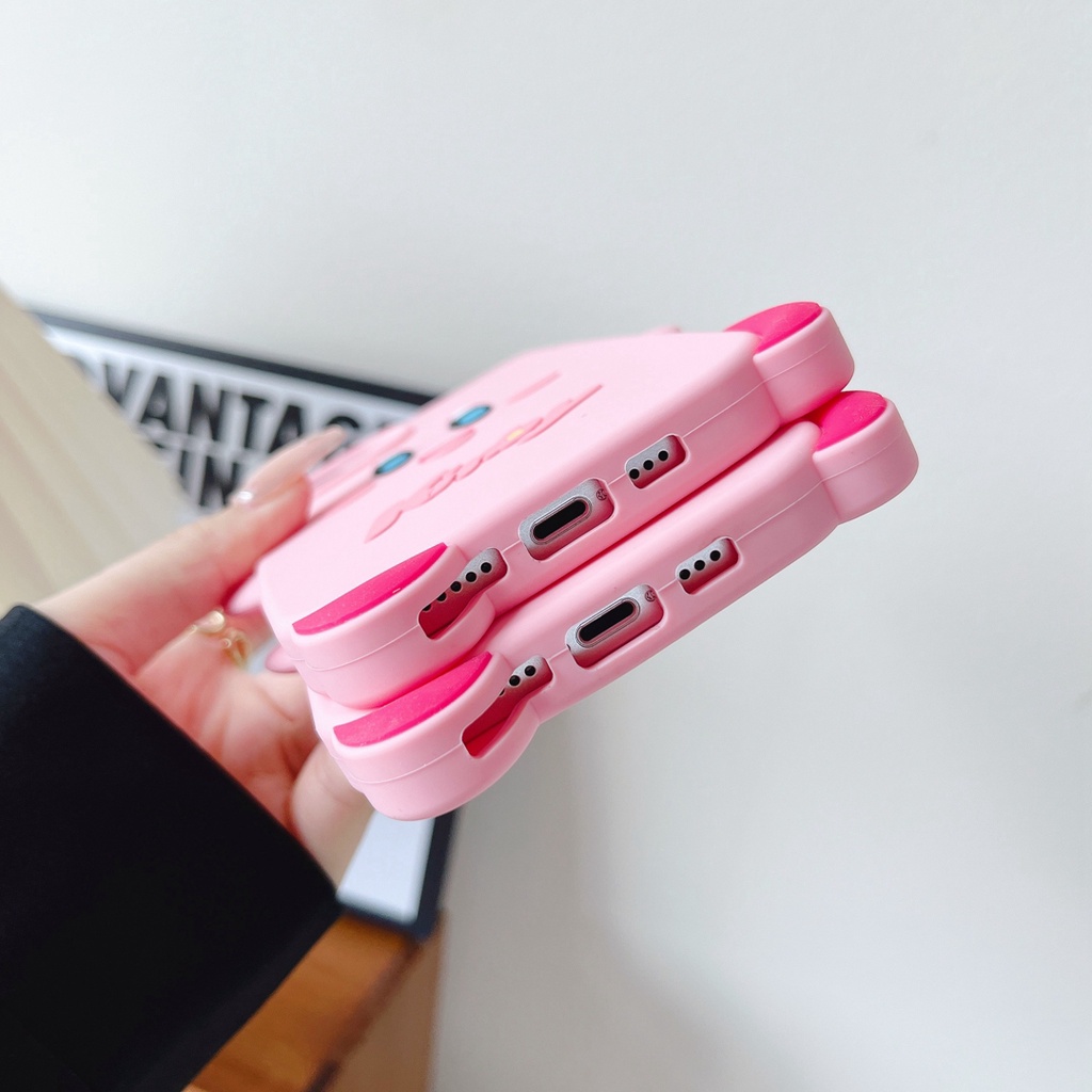 Ốp Điện Thoại Silicon Mềm In Hình Ngôi Sao kirby Cho Iphone 13 pro max 12 pro max 11 pro max xs max xr x