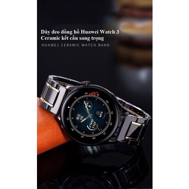 Dây Gốm Cao Cấp Chỉ Màu Huawei Watch 3 CM06