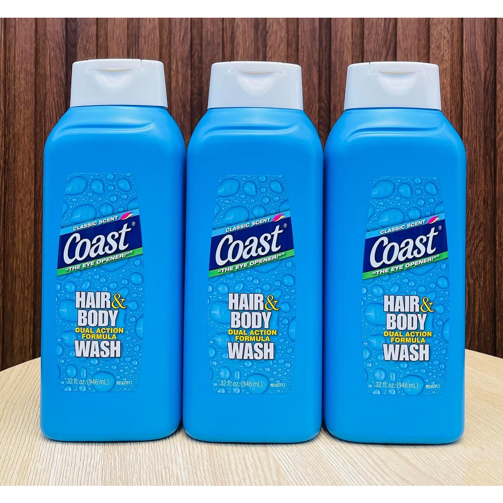 Sữa tắm gội nam Coast 532ml