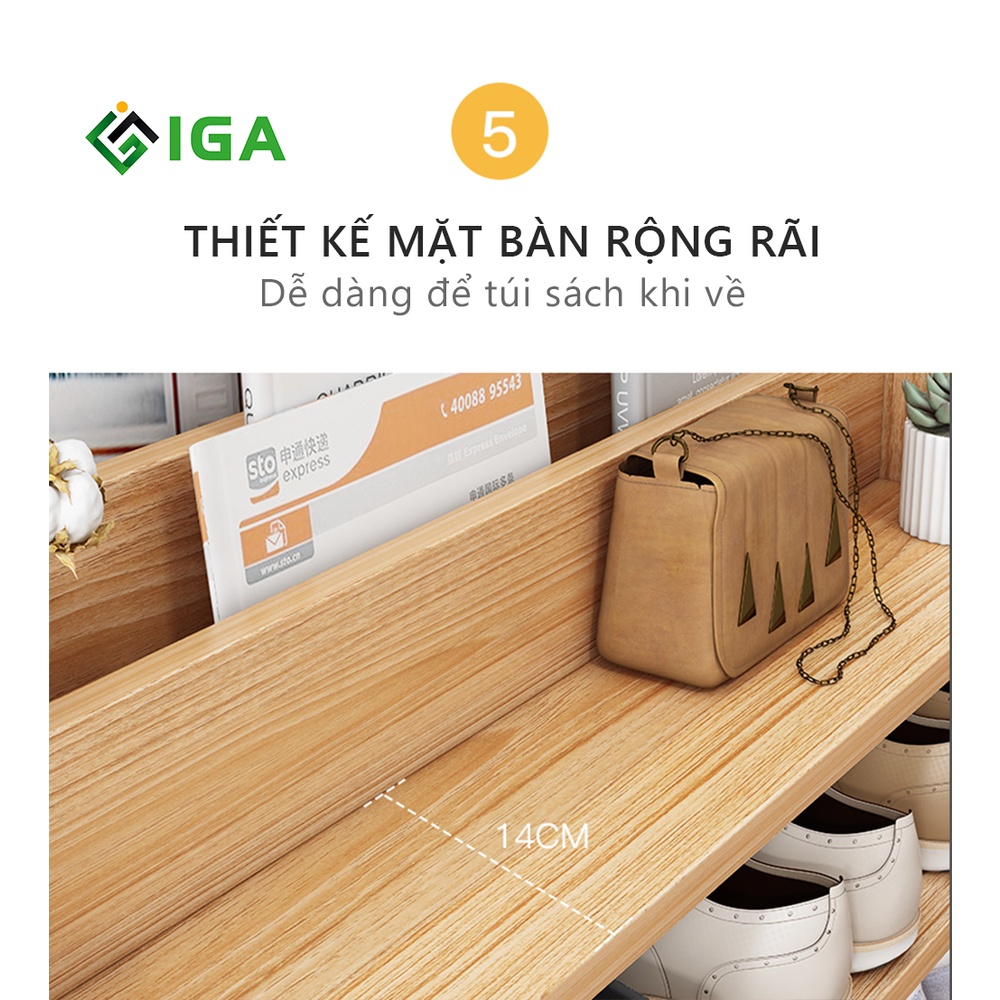 Tủ giày đa năng 3 tầng kết hợp kệ sách tiết kiệm không gian - gp160