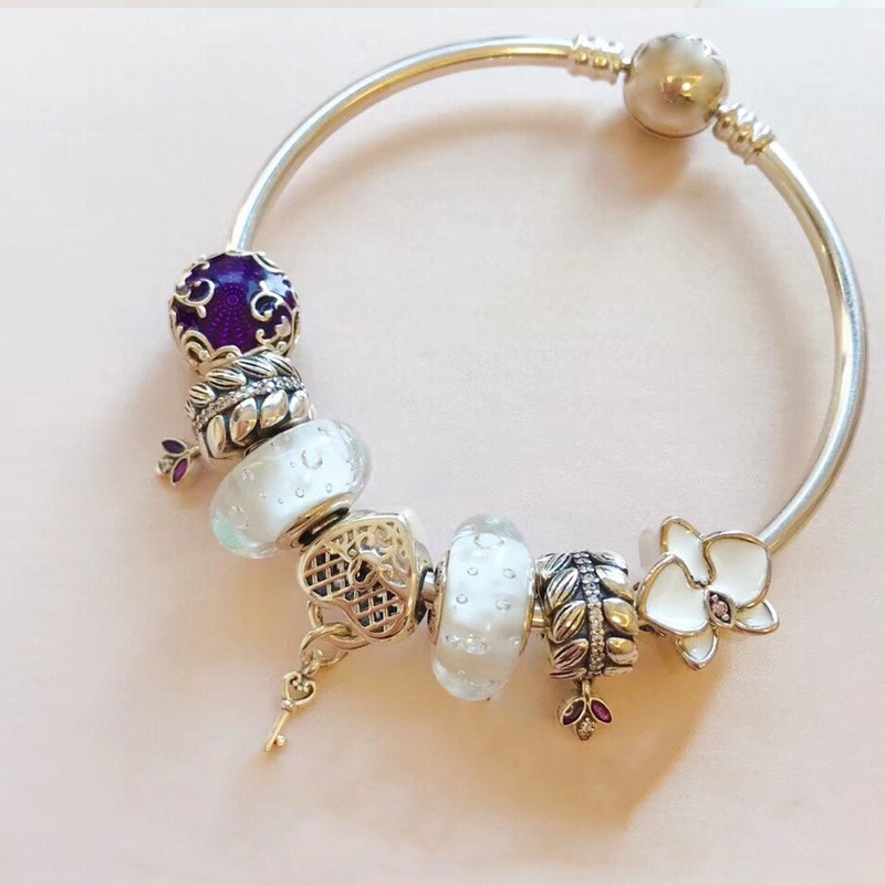 [Hàng cao cấp] Vòng Bạc S925 ALE Cao Cấp - Vòng Charm Bạc Chuẩn S925 - Mã sản phẩm VONGBAC_DN113
