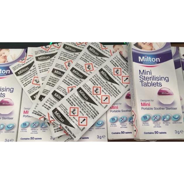 Viên tiệt trùng Milton chính hãng Anh