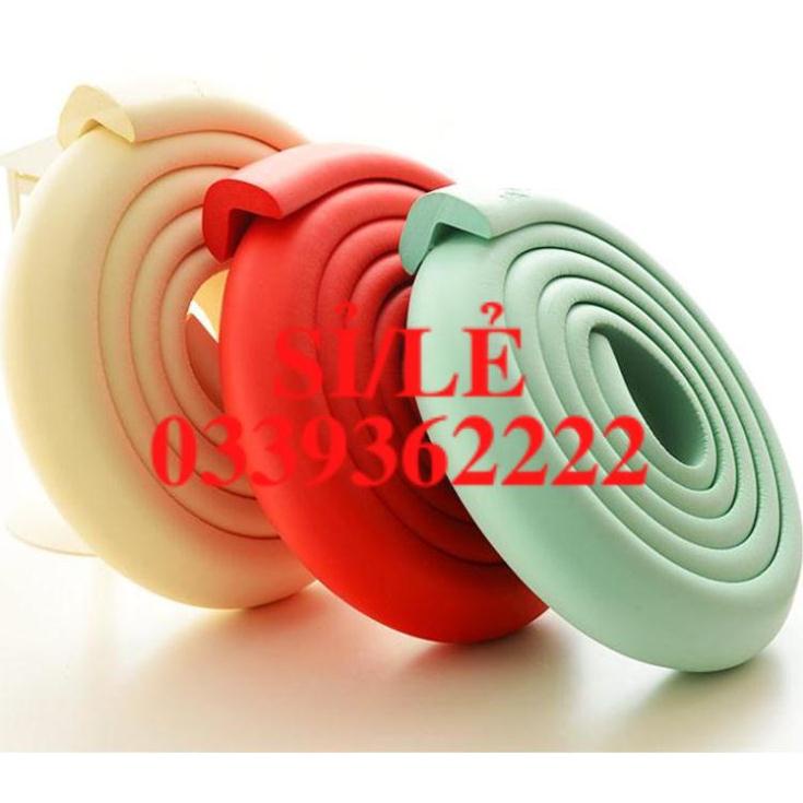 Cuộn Xốp Bọc Cạnh Bàn 2M Chống Va Đập - Mút Cao Su Che Bịt Cạnh Bàn, Ghế An Toàn Cho Bé 🍉 Duashop 🍉 >