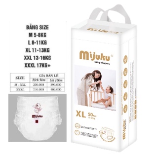 Tã Bỉm Quần Mijuku Nhật XL100