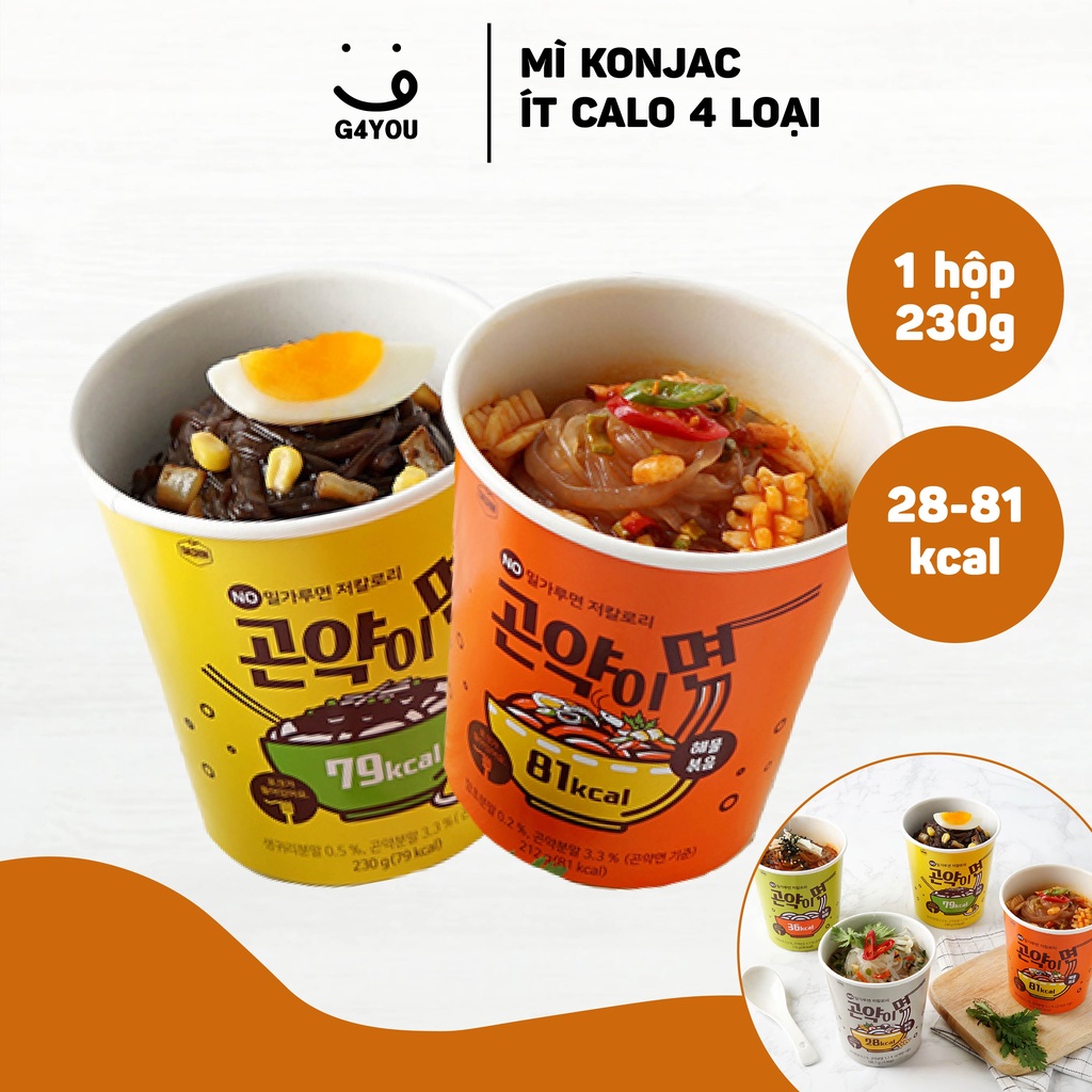 Mì Konjac Ít Kcal Dakshin 230G