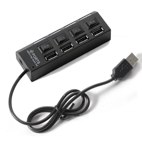 Bộ chia usb / Hub hình ổ điện 1 ra 4 cổng / 7 cổng có công tắc kèm đèn led chuẩn 2.0 và 3.0 và orico 4 cổng VNET-HUB06 | WebRaoVat - webraovat.net.vn