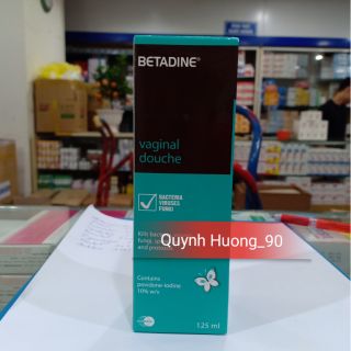 Dung dịch vệ sinh phụ nữ Betadine.
