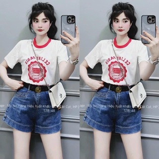 Quần sooc bò túi vuông co dãn 4 chiều