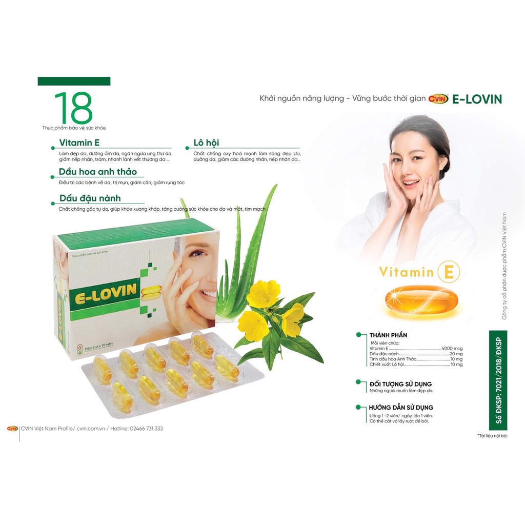 Vitamin E tinh chất HOA  ANH THẢO – E-LoVIN