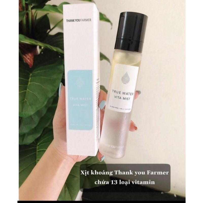 Xịt khoáng dưỡng ẩm căng bóng da Thank You Farmer 105ml | BigBuy360 - bigbuy360.vn