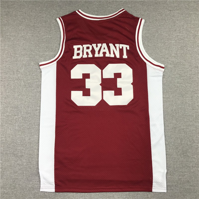 Áo thun bóng rổ đội tuyển NBA Jersey Los Angeles Lakers Kobe Lower Merion số 33