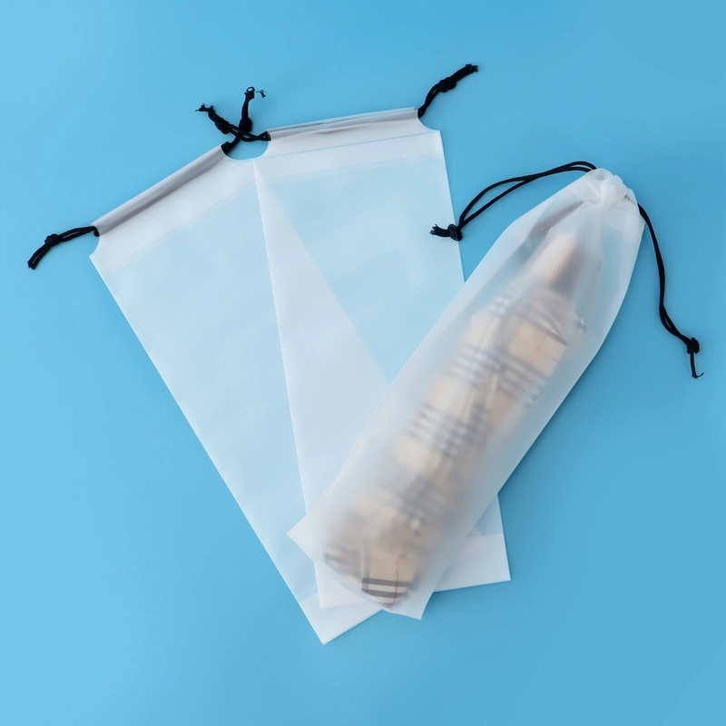 1 Túi Nhựa Đựng Dù Chống Nước Có Dây Rút Kích Thước 33X13cm Tiện Dụng