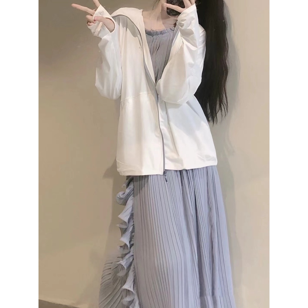 Áo Khoác Chống Nắng Phong Cách Hàn Quốc Thời Trang Cho Nữ