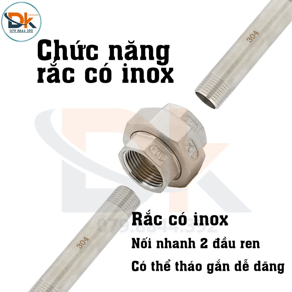 Rắc co inox 304