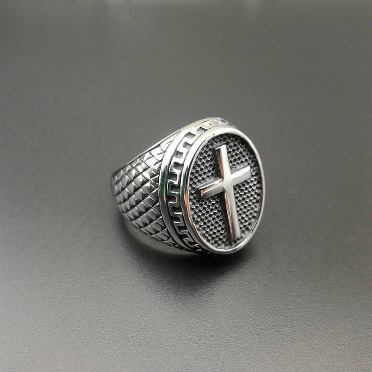 Nhẫn nam nữ tròn unisex SAZ màu bạc thời trang chất Titan đẹp đơn giản không gỉ - Nhẫn T Ring