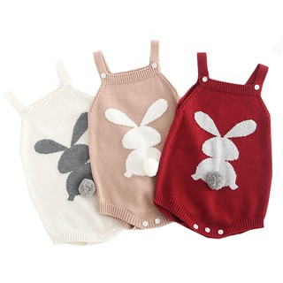 Bộ Áo Liền Quần Hình Con Thỏ Cho Bé