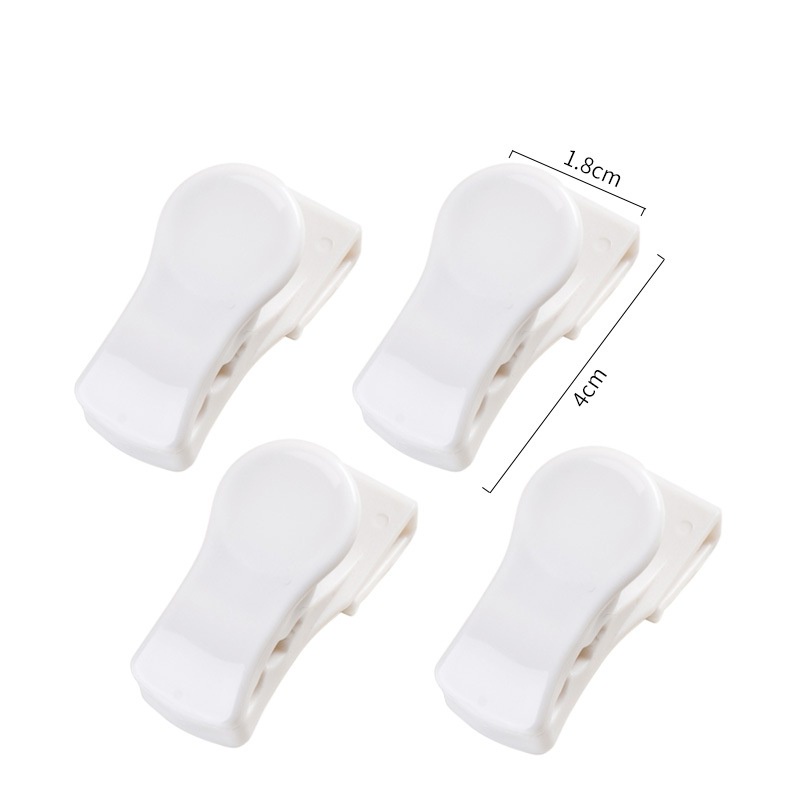 Set 4 Kẹp Miệng Túi Đựng Nước Sốt Trong Suốt