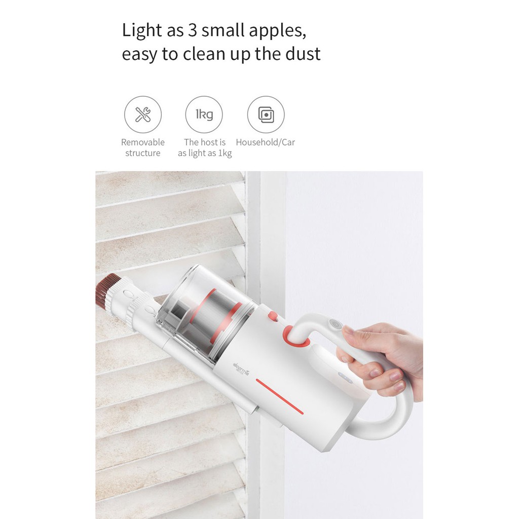 Máy hút bụi đệm nệm ô tô cầm tay không dây Xiaomi Deerma CM1910/ CM1900 (120W, pin 2200mAH)