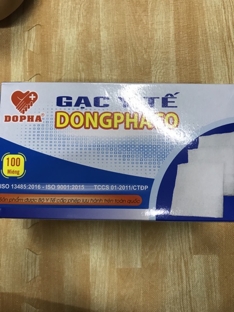 Gạc y tế  Dongphaco 10x10