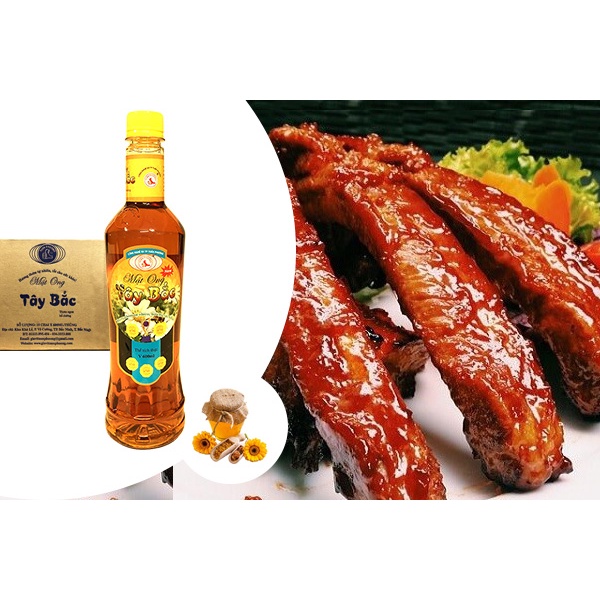 Mật Ong Tây Bắc 600ml Tuấn Phương