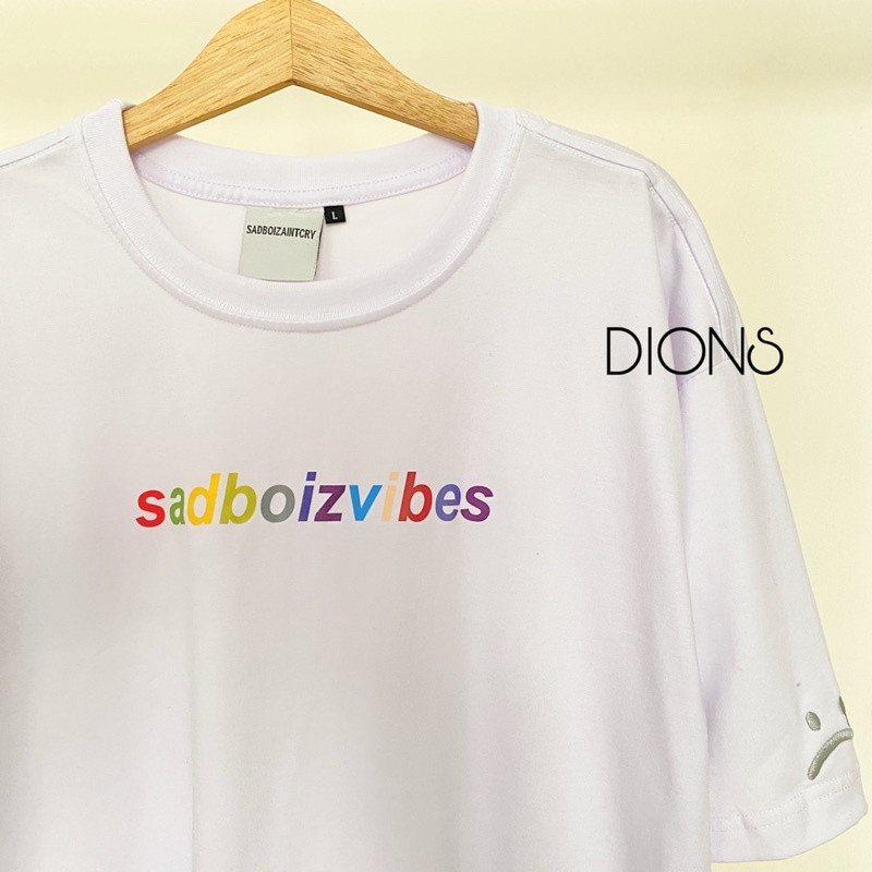 Áo Thun SADBOIZVIBES TEE 7 Màu Ful Tag Logo Thêu