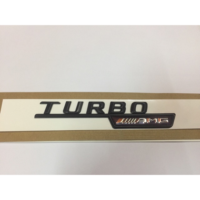 Logo Turbo amg - Chữ mercedes Amg - tem turbonamg