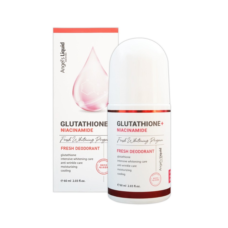 Lăn Khử Mùi Trắng Da Angel's Liquid Glutathione+ Niacinamide Fresh Deodorant