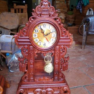 đồng hồ Quả lắc gỗ gõ kích thước 76x45