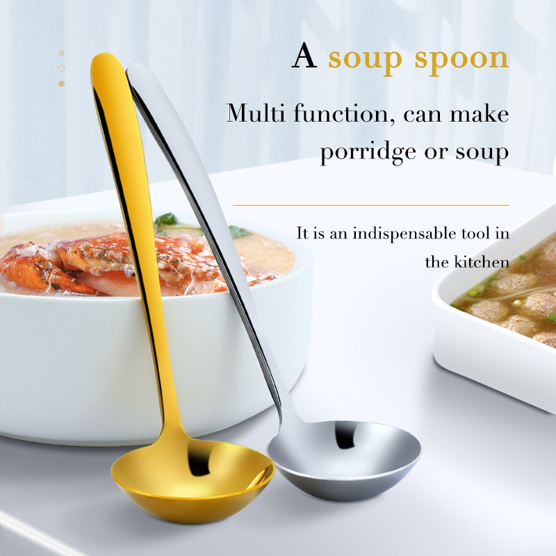 Muỗng Múc Canh Bằng Thép Không Gỉ 316