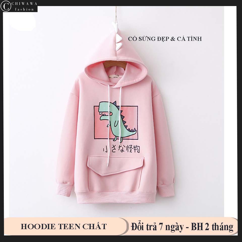 Áo Hoodie Nữ Chất Nhật Cute Có Sừng ở Mũ Đáng Yêu NL019A | BigBuy360 - bigbuy360.vn