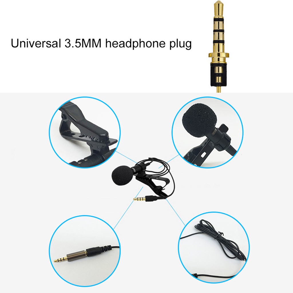 Micro Cài Áo Linh Hoạt Dễ Sử Dụng Cho Podcast