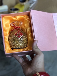 Túi tiền vàng Thiên Kim Vạn Lượng có hộp đựng