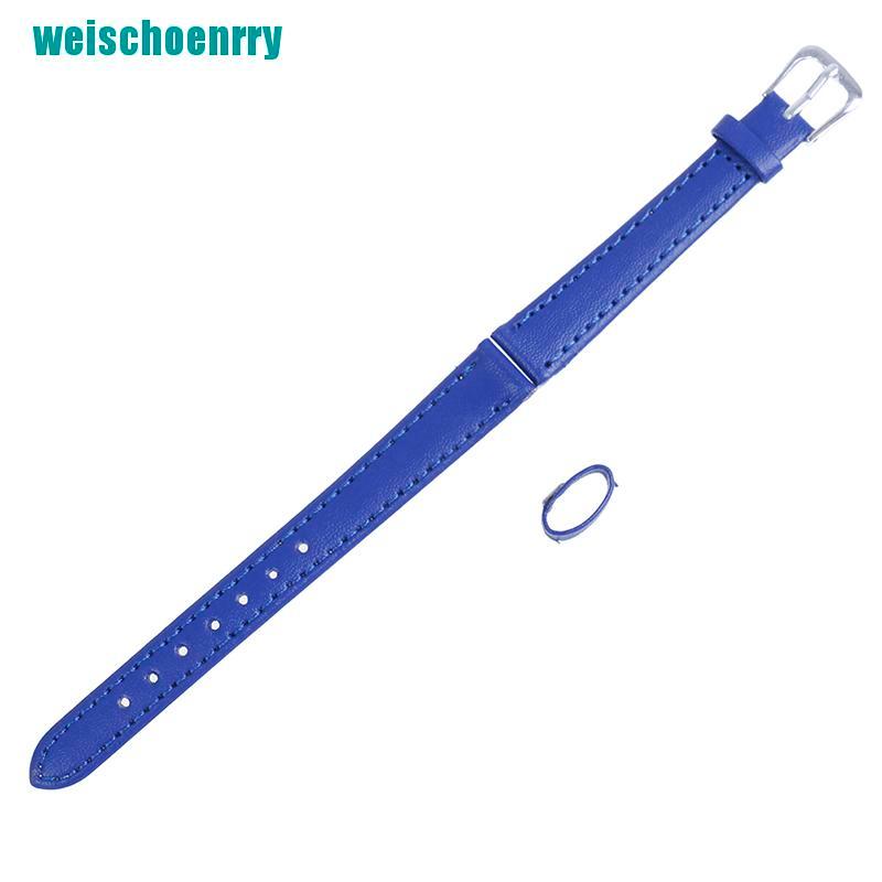 Rér●Dây Đồng Hồ Đeo Tay Thời Trang Bằng Da PU 12mm Màu Kẹo Ngọt