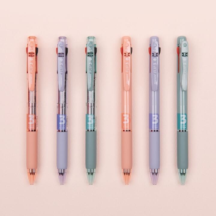 Bút Bi ARTBOX Hàn Quốc 3 Ngòi Đa Dụng Đầu 0.7mm Màu Tím Lavender