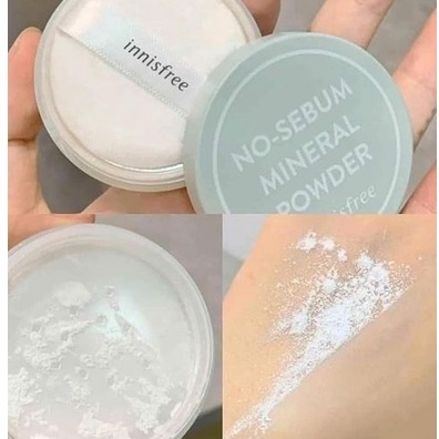 Phấn phủ dạng bột innisfree No Sebum Mineral Powder Date 9/2024