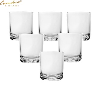 FREESHIP TOÀN QUỐC 50K - Bộ 6 Ly Thủy Tinh Bầu Lùn Góc Uống Trà Đá 225ML -CAMDACO