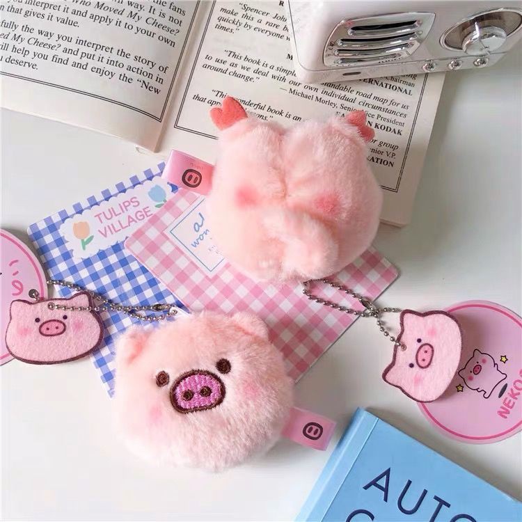 【ready stock】 Ang Lovana Piggy trâm cài đầu Piggy Cặp đôi huy hiệu ghim Dekorasyon ng phụ kiện mặt dây chuyền cặp học sinh