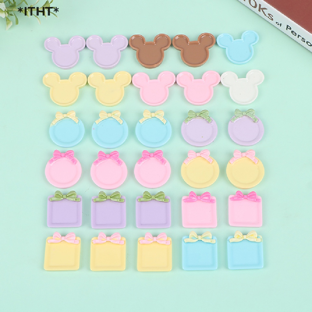 Set 10 Đĩa Mini Đồ Chơi Dùng Để Trang Trí Nhà Búp Bê