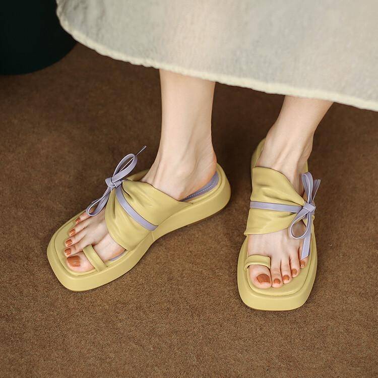 Dép Sandal Đế Dày Thời Trang Mùa Hè Dành Cho Nữ