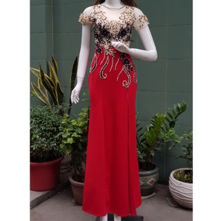 [Mã WAUP12 hoàn 15% xu đơn 150k] Ảnh thật đầm body dạ hội kết hoa đính kim sa cao cấp về lại đủ size M L Xl lên đến 68kg