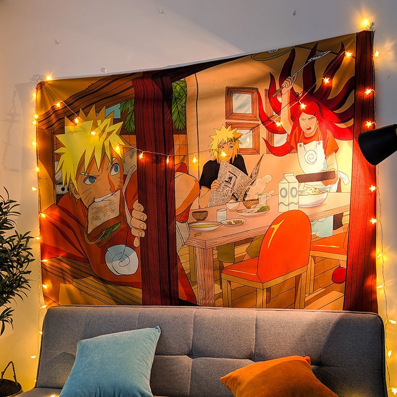 Thảm Treo Tường In Hình Nhân Vật Phim One Piece Cá Tính