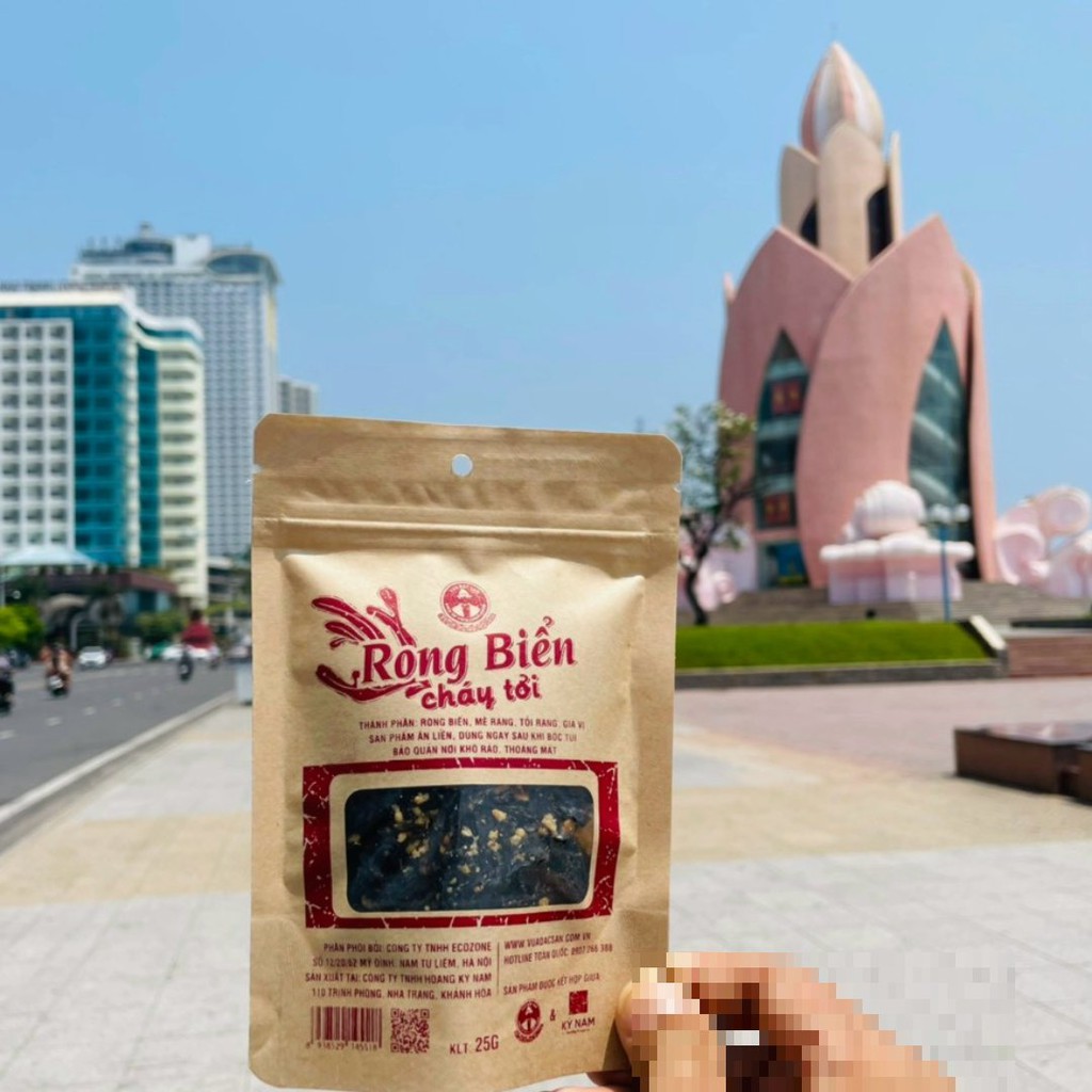 Rong biển cháy tói🔥Rong biển ăn liền🔥Vua đặc sản/Khối lượng 25G/Đặc sản nha trang/Thành phần mè rang/Tỏi rang