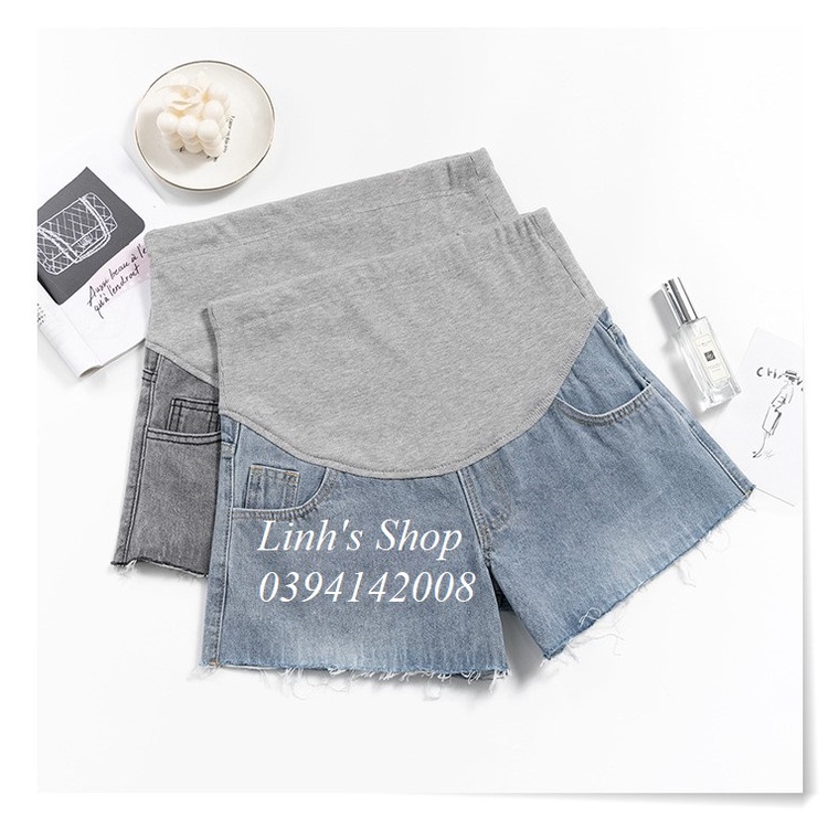 Quần Jean Đùi Bầu Xinh Trẻ Trung Năng Động Q268