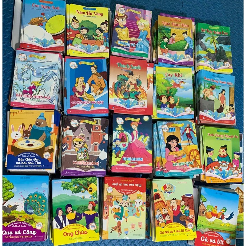 [Mã FAXANH245 giảm 10K đơn 50K] set 20 Cổ tích song ngữ