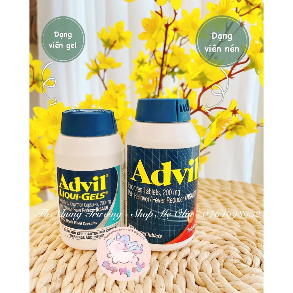 [Date06/2023] A.D.V.I.L_LIQUI GELS CỦA MỸ