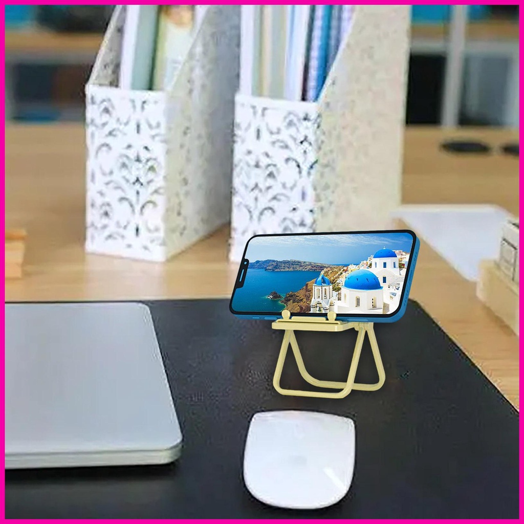 Giá Đỡ Điện Thoại Mini Hình Ghế Ngồi Có 3 Bánh Răng Điều Chỉnh Được