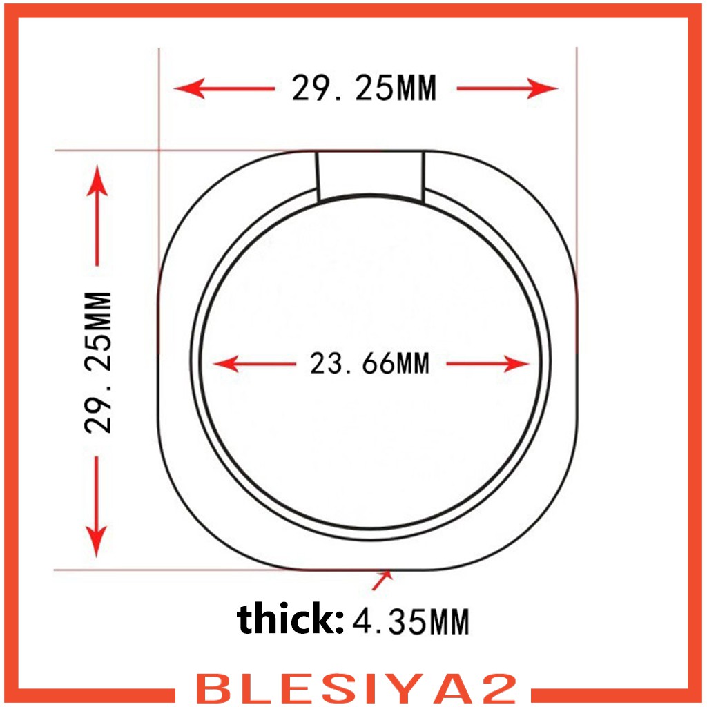 RING STAND (Hàng Mới Về) Vòng Nhẫn Đỡ Điện Thoại / Máy Tính Bảng Bằng Kim Loại Xoay 360 Độ