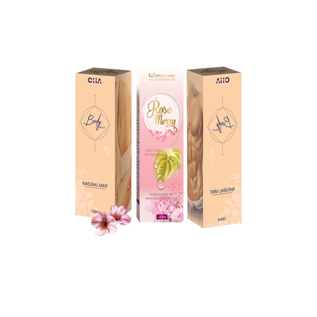 Dung Dịch Vệ Sinh Phụ Nữ - Gel Vệ Sinh Phụ Nữ - Rose Merry - Tonic Pharma -  Hồng Mịn Se Khít - 120ml