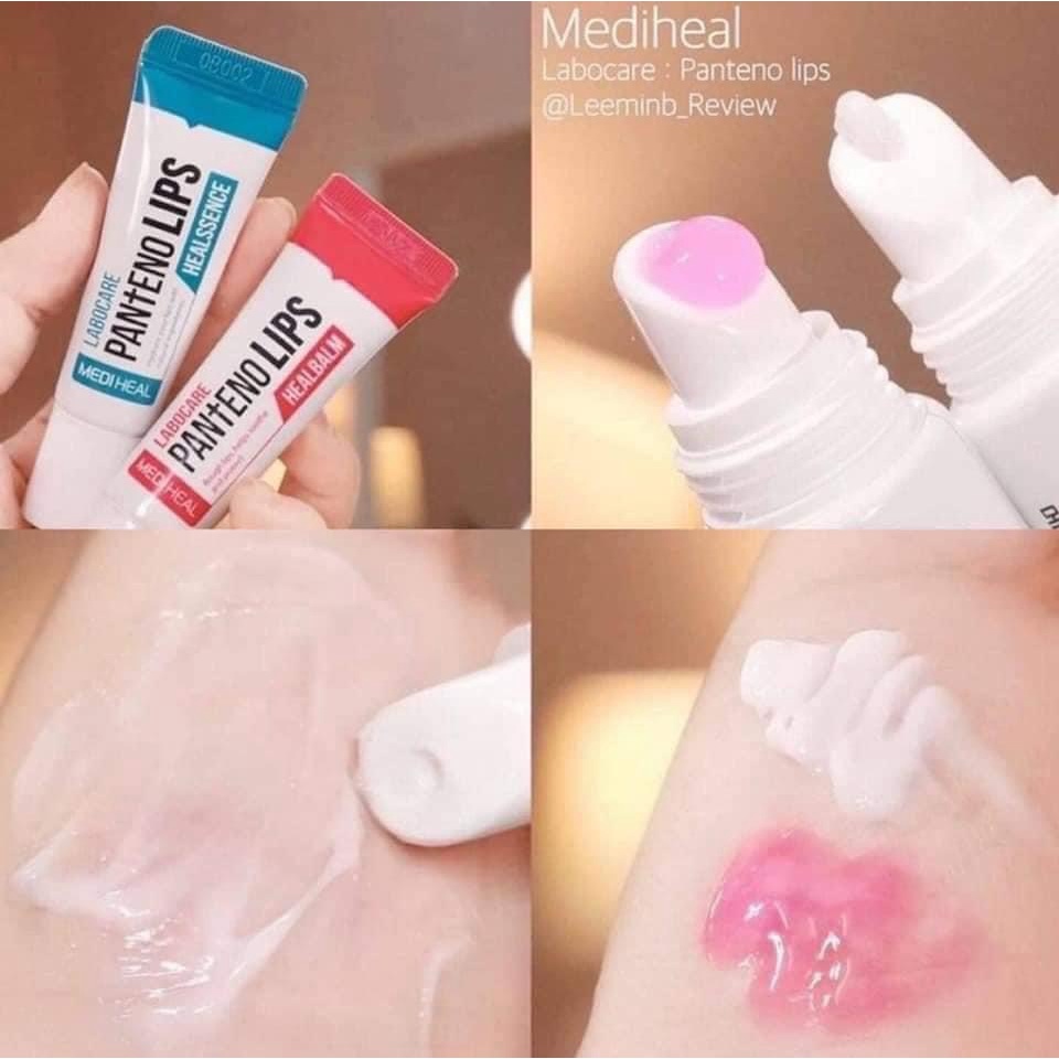 Son Dưỡng Môi Mediheal Labocare Panteno  Healssence Loại Bỏ Thâm Môi ( Xanh + Đỏ + Cam ) + Nạ Mediheal