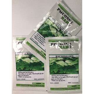1 Gram Hạt giống Rau Kinh Giới- Làm gia vị, trang trí cho các món ăn ngon